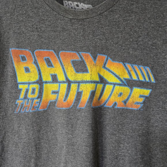 Back To The Future Shirt Mens Large Movie Graphic Tee Retro 80s Classic Film - Picture 2 of 7